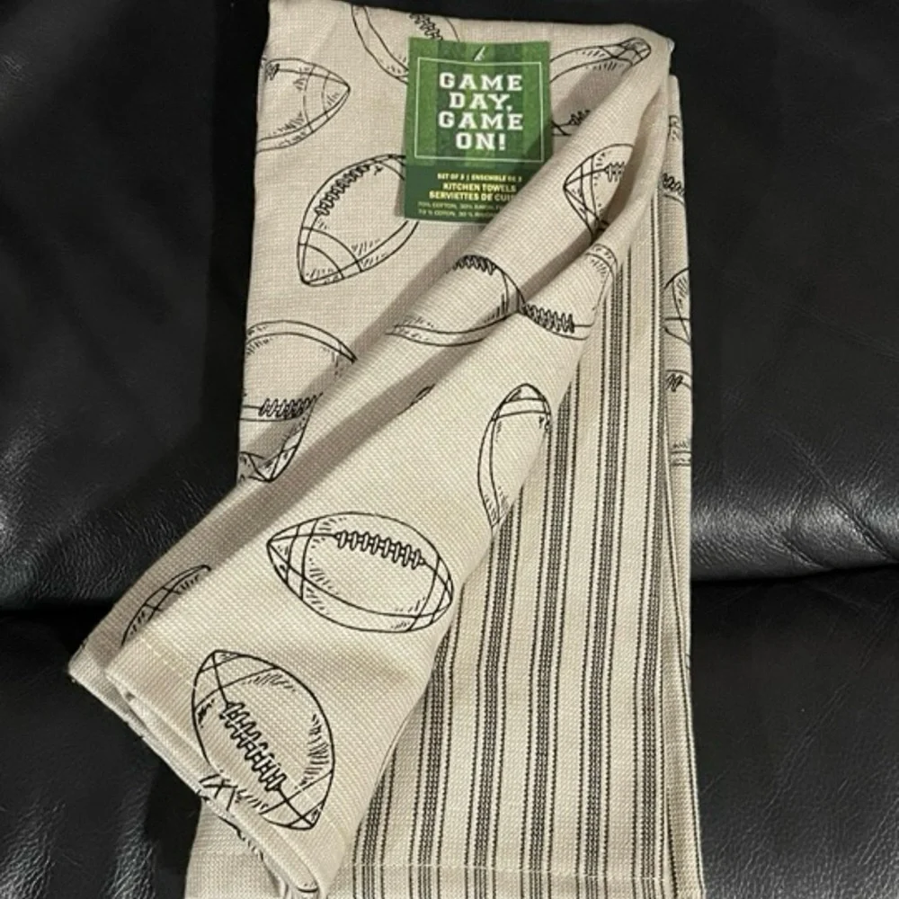 Football Kitchen Towels (Set of 3)